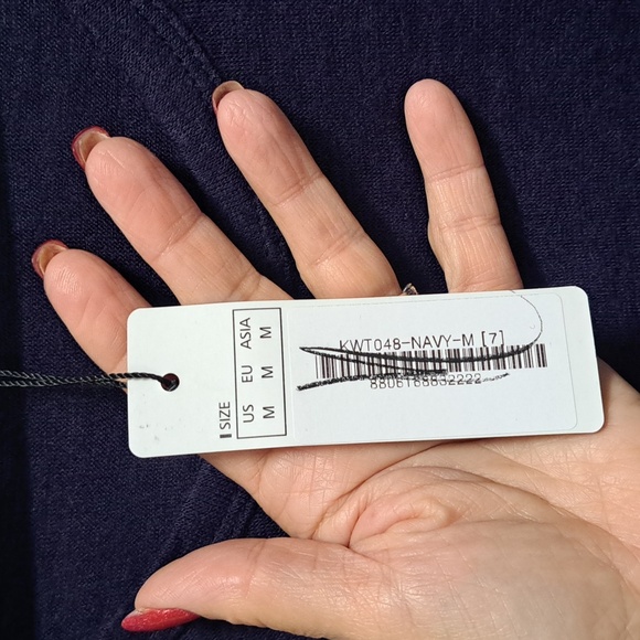 J. TOMSON DOUBL JU Navy Sharkbite Dress. Size Medium NWT - Picture 8 of 8